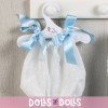 Outfit for Así doll 43 cm - Romper with dacha blue blanket for Pablo