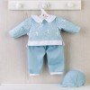 Outfit for Así doll 43 cm - Blue bunny tracksuit for Pablo doll