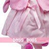 Clothes for Llorens dolls 35 cm - Pink stripes printed outfit