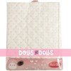 Complements for Antonio Juan 40 - 52 cm doll - Cream blanket with stars
