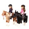 Light brown horse for dolls up to 50 cm by Götz.