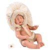 Llorens doll 31 cm - Mini Baby Girl - White Lion