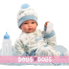 Llorens doll 35 cm - Bimbo light blue