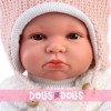 Llorens doll 38 cm - Lara crybaby with a winter outfit
