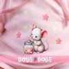 Llorens doll 38 cm - Olivia crybaby with a glow-in-the-dark bodysuit