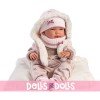 Llorens doll 40 cm - Newborn Nica stars with cushion