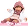 Llorens doll 42 cm - Crying Carla in winter star dress