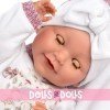 Llorens doll 40 cm - Newborn Heidi crybaby with blanket