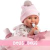 Llorens doll 42 cm - Newborn Heidi crybaby in space pajamas