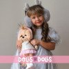 Lucky Doggy doll 37 cm - Lucky Yoyo - Pink dream