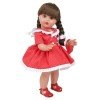 Mariquita Pérez Doll 50 cm - With red dress with white spots