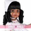 Mariquita Pérez doll 50 cm - African American in white dress