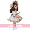 Mariquita Pérez doll 50 cm - Blue winter dress