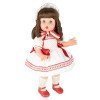 Mariquita Pérez doll 50 cm - With beige dress with embroidered yoke