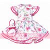 Outfit for Mariquita Pérez doll 50 cm - Fuchsia dress with flowers