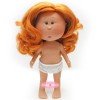 Nines d'Onil doll 23 cm - Little Mia with with wavy red hair - Without clothes