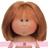 Nines d'Onil doll 23 cm - Little Mia with straight red hair and fringe - Without clothes