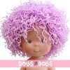 Nines d'Onil doll 23 cm - Little Pippa with lilac woolly hair - Without clothes