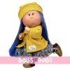 Nines d'Onil doll 30 cm - Mia ARTICULATED - blue-haired with yellow outfit