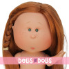 Nines d'Onil doll 30 cm - Mia ARTICULATED - Mia with straight red hair and a braid - Without clothes