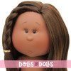 Nines d'Onil doll 30 cm - Mia black with straight hair - Without clothes