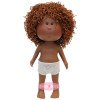 Nines d'Onil doll 30 cm - Mio with brown woolly hair - Without clothes