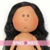 Nines d'Onil doll 30 cm - Mia with black wavy hair - Without clothes