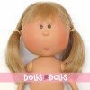 Nines d'Onil doll 30 cm - Mia blonde with straight hair, bangs and pigtails - Without clothes