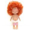 Nines d'Onil doll 30 cm - EXCLUSIVE - Mia redhead with curly hair and highlights - Without clothes