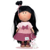 Nines d'Onil doll 30 cm - Mia in a pink dress with pet