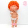 Nines d'Onil doll 30 cm - Mio ARTICULATED - Mio redhead with curly hair - Without clothes