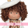 Nines d'Onil doll 30 cm - Pippa with brown woolly hair