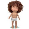 Nines d'Onil doll 30 cm - Pippa with brown woolly hair - Without clothes