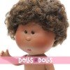 Nines d'Onil doll 23 cm - Little Mio African-American with curly brown hair - Without clothes