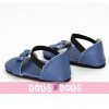 Complements for Paola Reina 32 cm doll - Las Amigas - Blue sandals