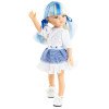Paola Reina doll 32 cm - Las Amigas Funky - Cassandra in white embroidered dress with blue plaid skirt