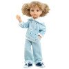 Paola Reina doll 32 cm - Las Amigas Articulated - Carla in a polar bear print sweatshirt
