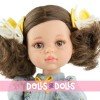 Paola Reina doll 32 cm - Las Amigas - Fabi with gray dress with yellow flowers