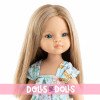 Paola Reina doll 32 cm - Las Amigas - Roxana in blue floral dress