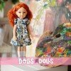 Reina del Norte doll 32 cm - Ana with natural print dress