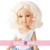 Reina del Norte doll 32 cm - Michelle with ladybug top and blue polka dot pants
