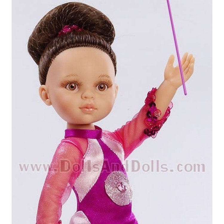 Paola Reina doll 32 cm - Las Amigas - Gymnast fuchsia