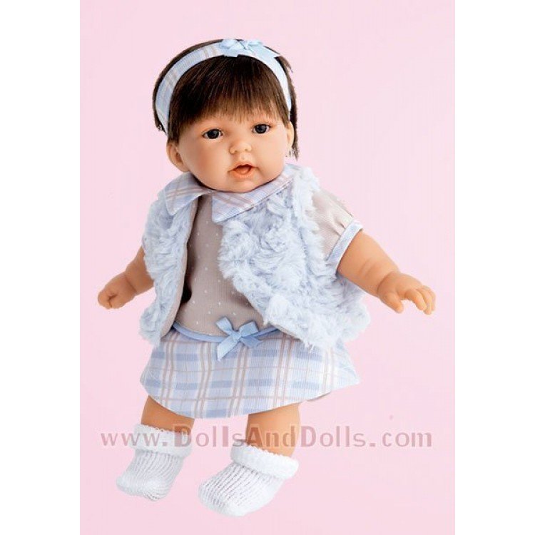 Petit chaleco azul morena