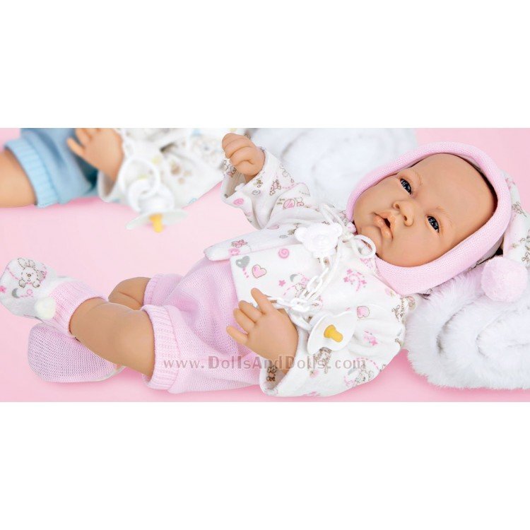 Nacido chaqueta rosa