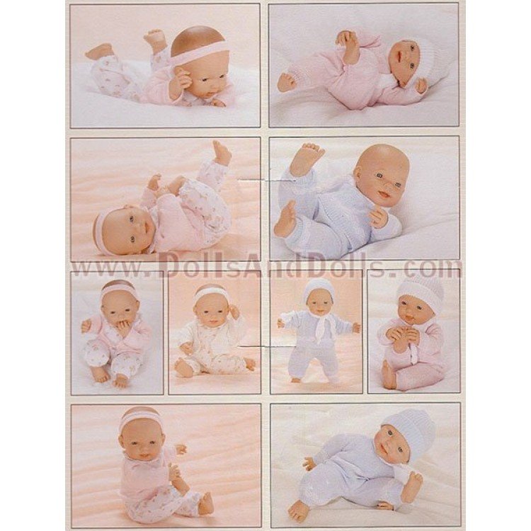 Álex - White and pink striped romper suit