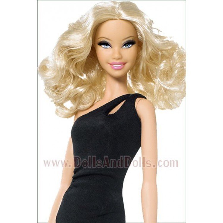 Barbie doll 29 cm - Basics Black Dress R9917