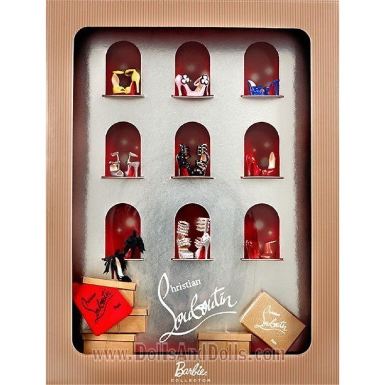Christian Louboutin Barbie Shoe Collection - T2159 - Dolls And 