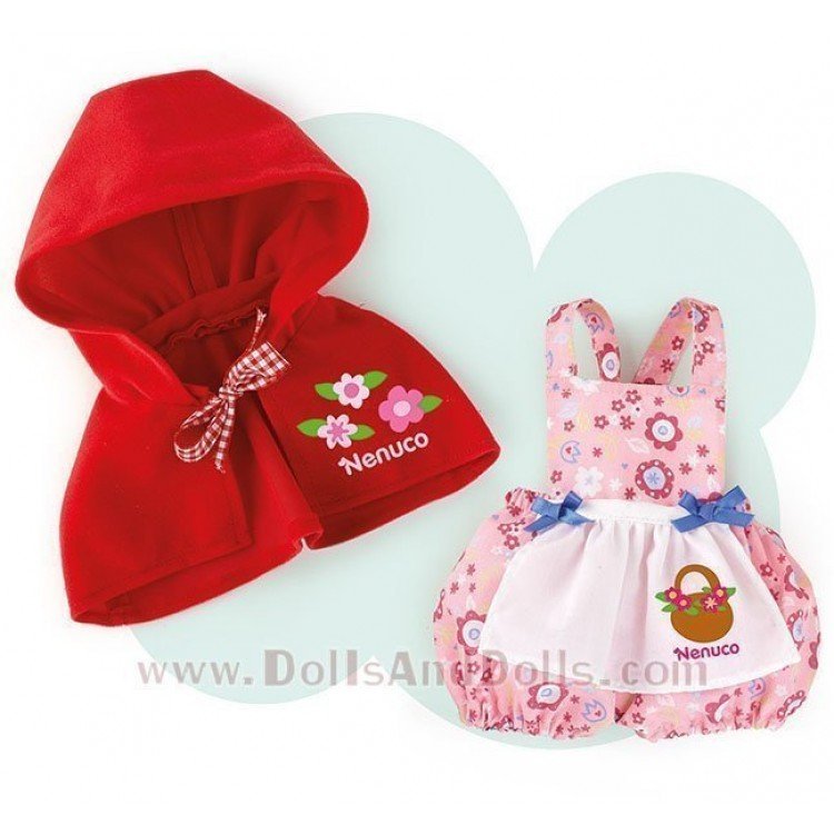 Ropita fantasía Nenuco - Conjunto Caperucita Roja