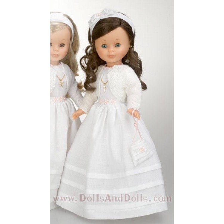 Nancy collection doll 41 cm - Communion brunette