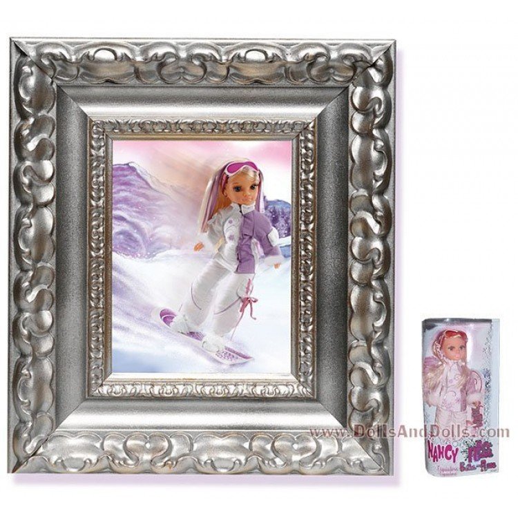 Sparkles in the snow - Skier Nancy